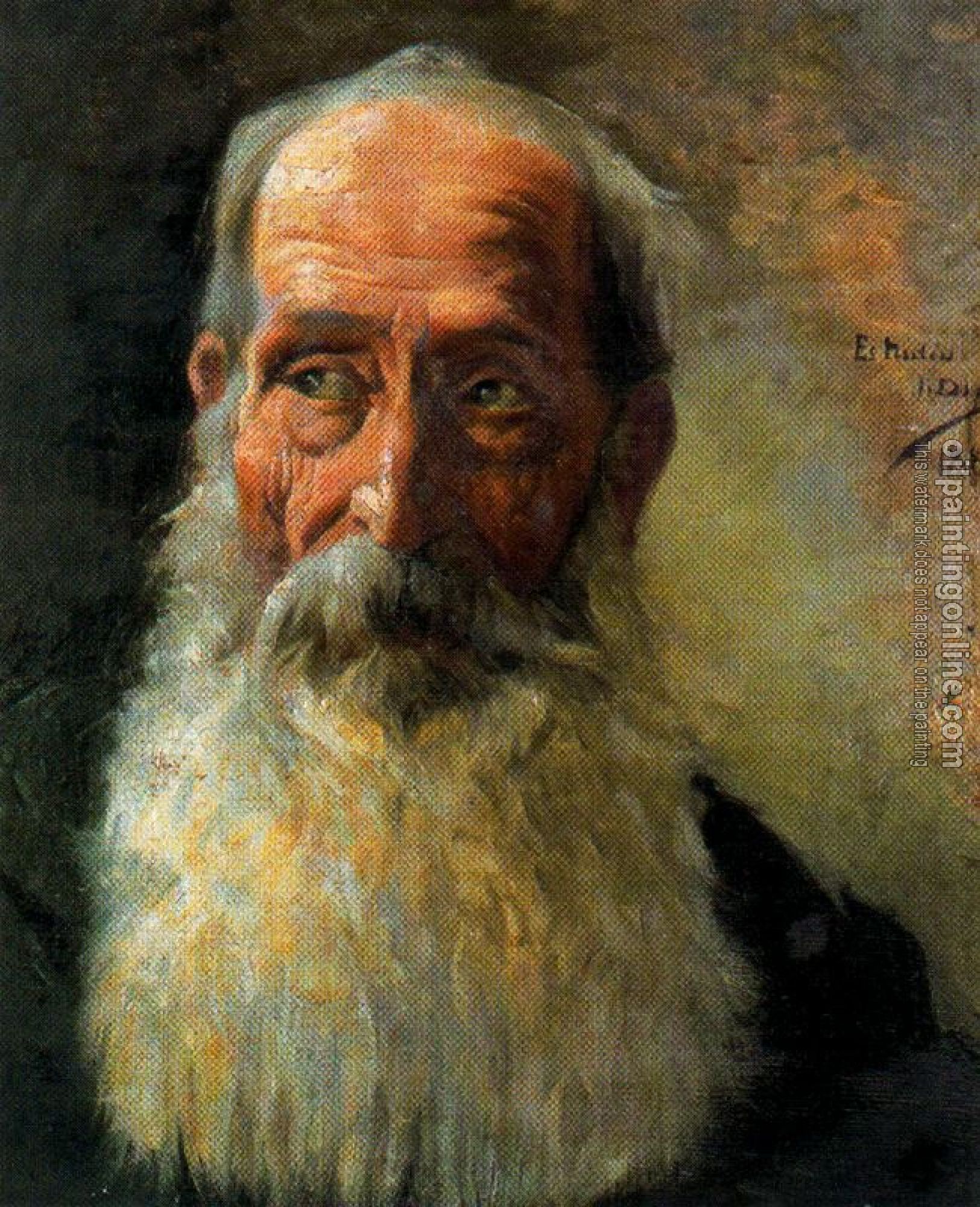 Ignacio Diaz Olano - Cabeza de estudio (anciano)